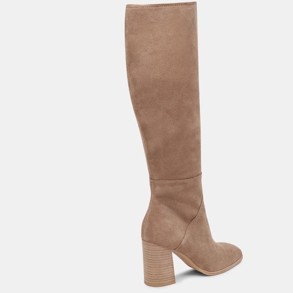 NEW $200 Dolce Vita x Anthropologie Fynn Truffle Suede heel boot women size 6 - Picture 5 of 7